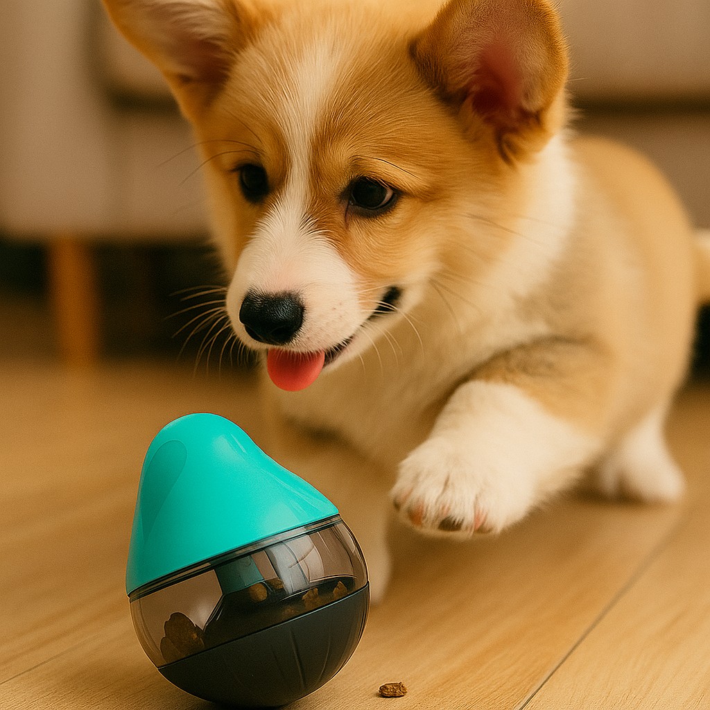 🎾 Pelota Dispensadora de Snacks – Juguete Interactivo Inteligente para Mascotas