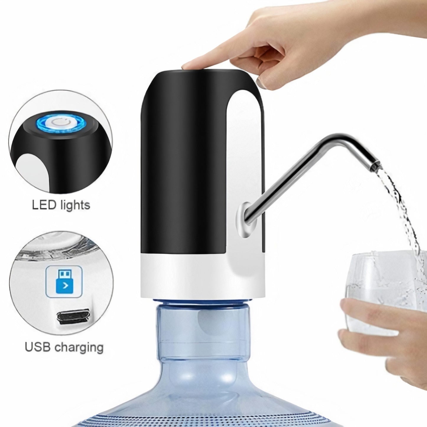 💧 Bomba de Agua Eléctrica Recargable - AquaPump™