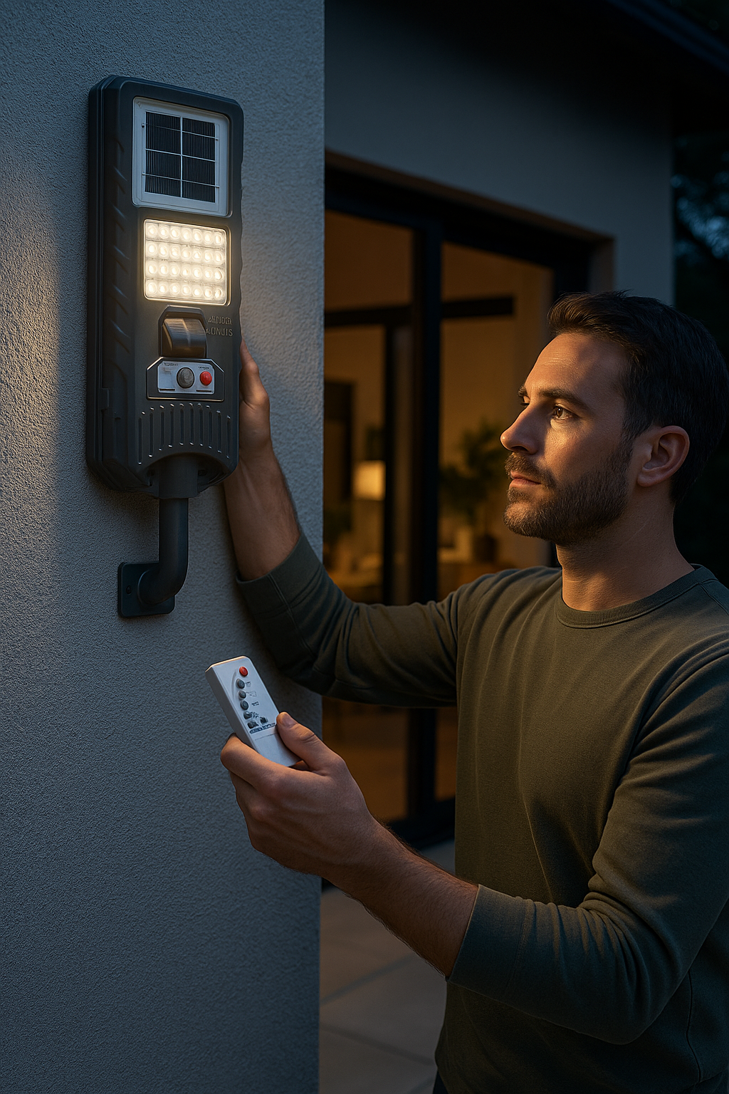 🌞 Foco Solar LED con Sensor para Exterior - SunGuard™ 300W