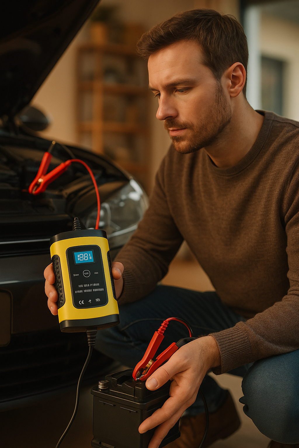 🔋 Cargador de Batería de Pulso Inteligente – PowerPulse™