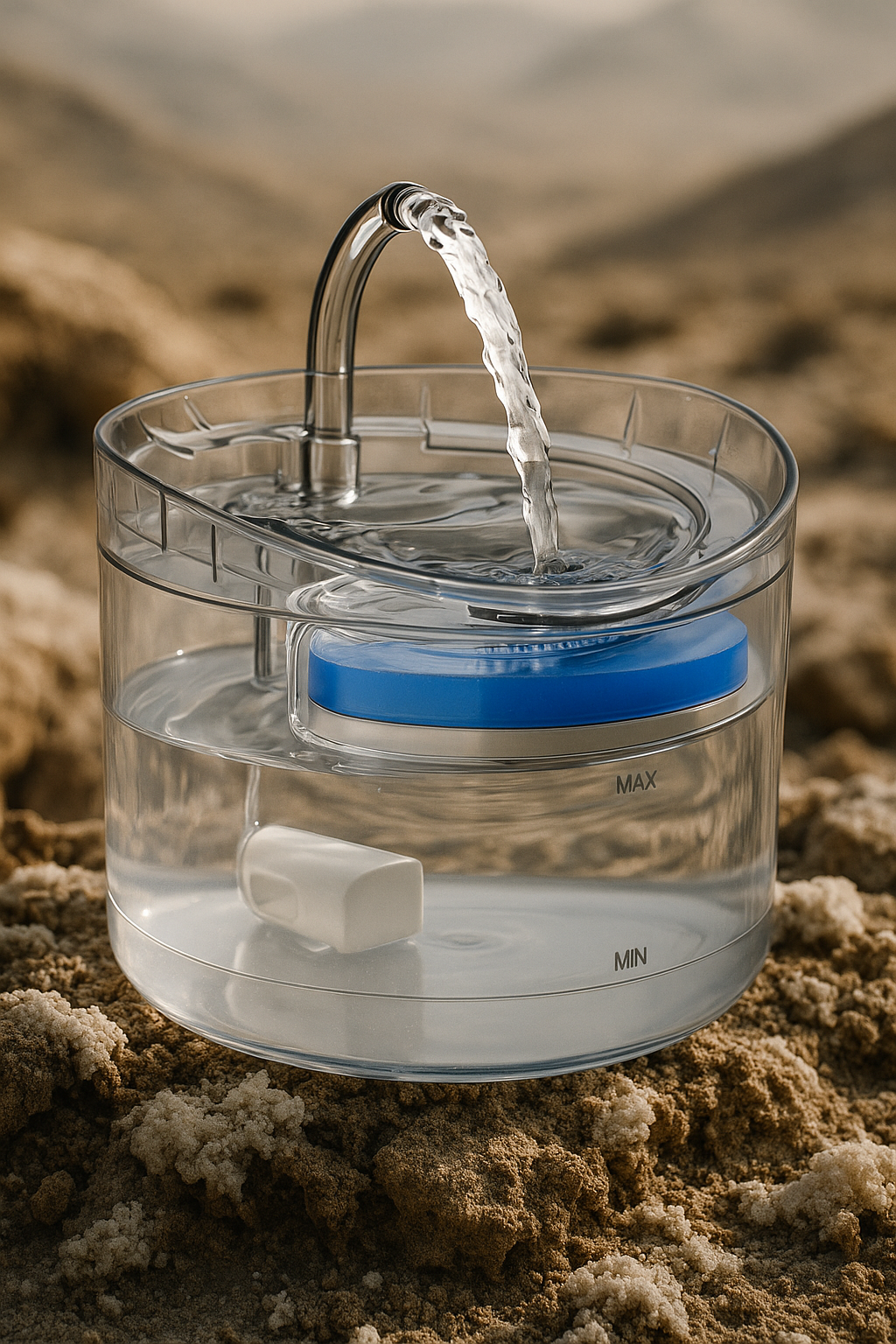 💧 Bebedero Transparente PetFlow™ – Hidratación Inteligente para tu Mascota