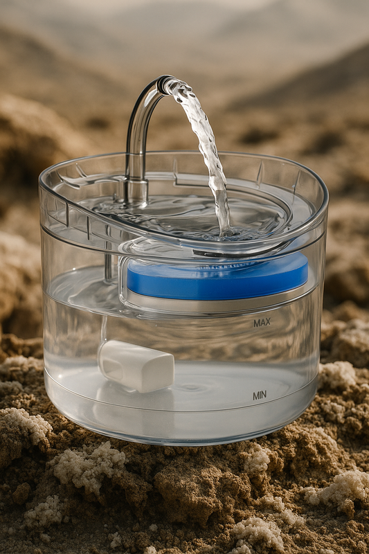 💧 Bebedero Transparente PetFlow™ – Hidratación Inteligente para tu Mascota