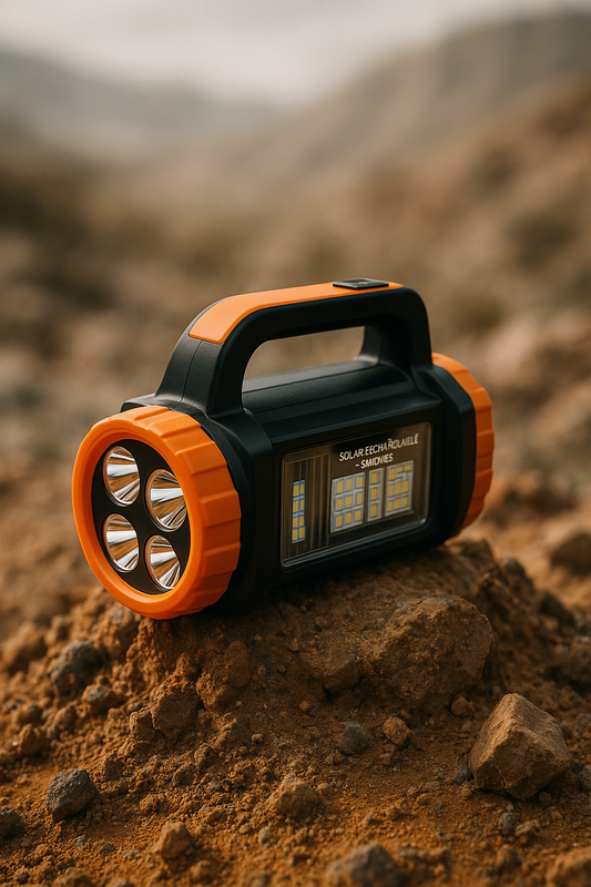 🔦 Farol Linterna Multifunción – Ilumina, Recarga y Sobrevive con Estilo
