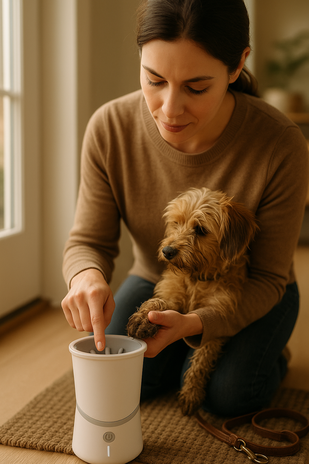 🧼 Limpiador Automático de Patas – Cuidado Rápido y Sin Esfuerzo para tu Mascota