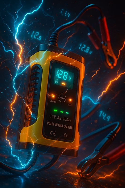 🔋 Cargador de Batería de Pulso Inteligente – PowerPulse™